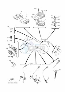 YZF250-A (B1X4) drawing ELECTRICAL 2