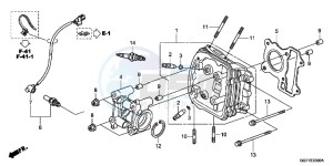 NSC50T2E NSC50T2E UK - (E) drawing CYLINDER HEAD