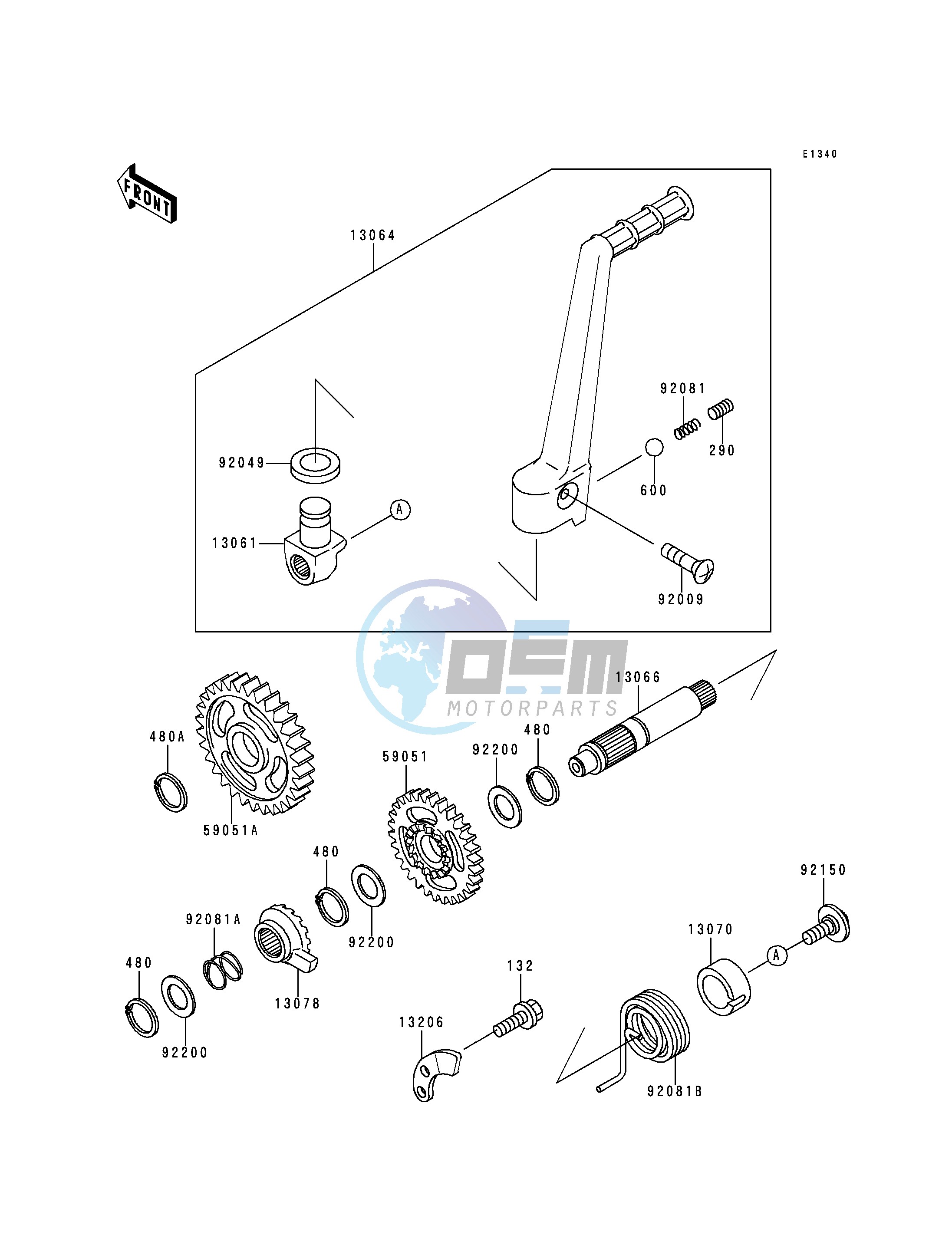 KICKSTARTER MECHANISM