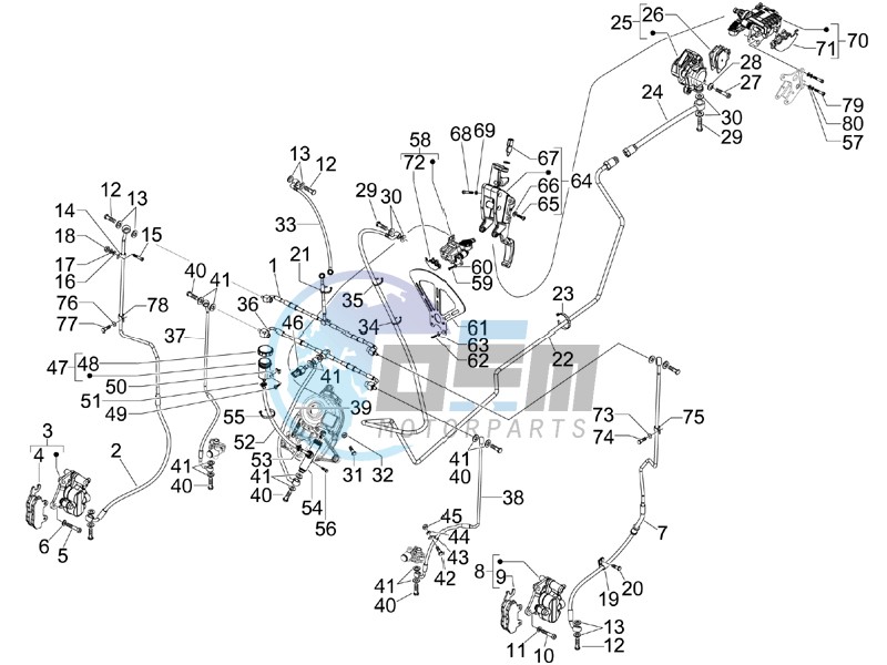 Brakes hose  - Calipers