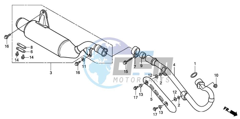 EXHAUST MUFFLER