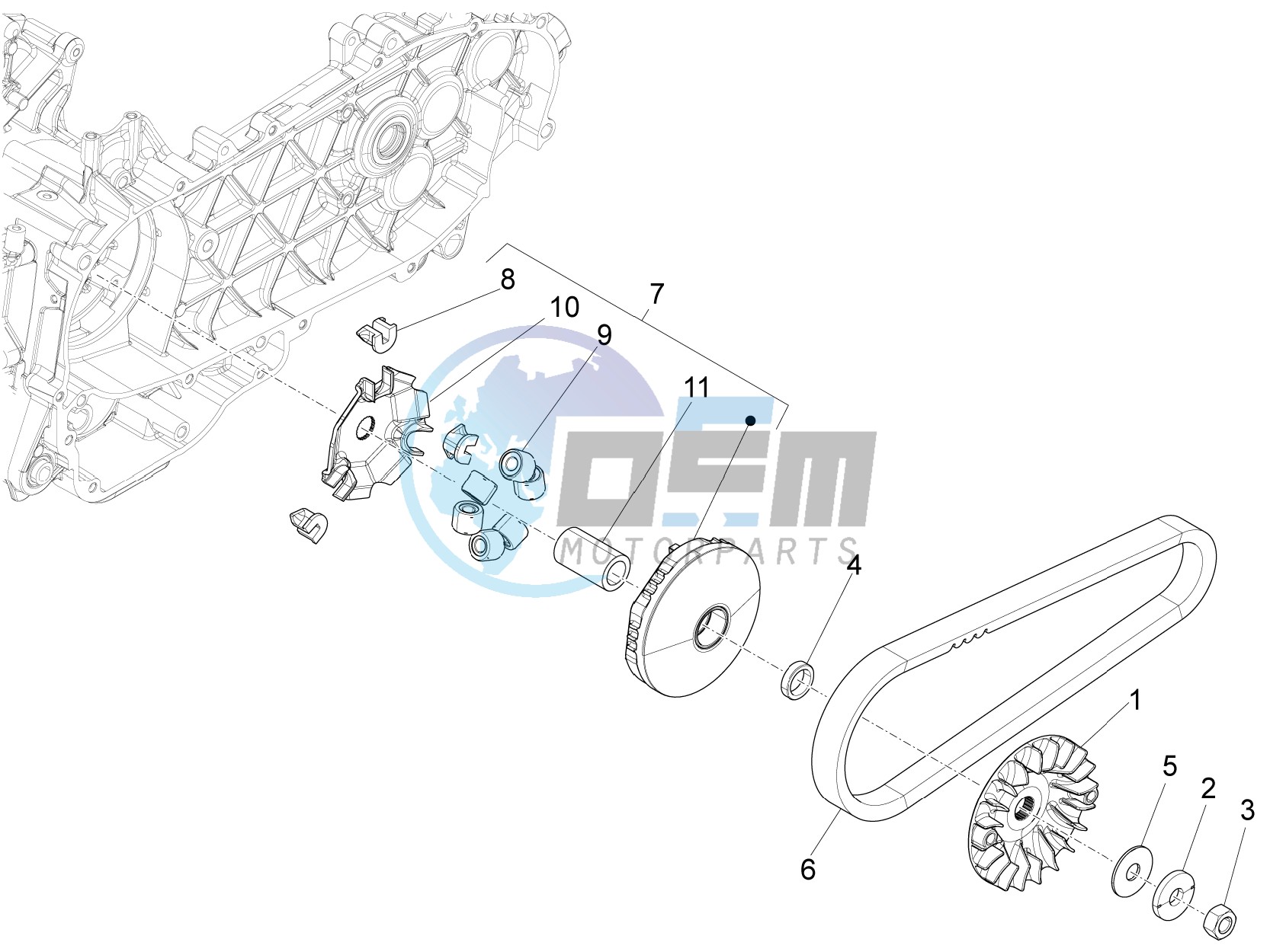 Driving pulley