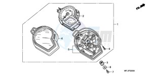 CBR1000RA9 Korea - (KO / ABS HRC) drawing METER