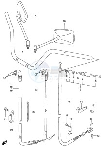 GZ250 (P3) drawing HANDLEBAR