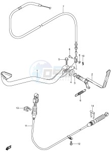 LT-A500F (P28-P33) drawing REAR BRAKE