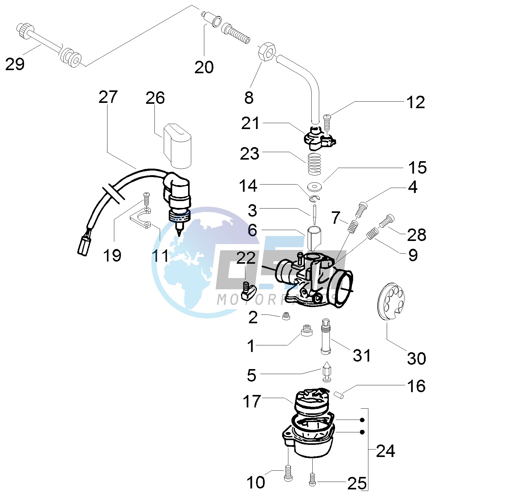 Carburetor's components