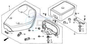 CMX250C REBEL drawing SEAT