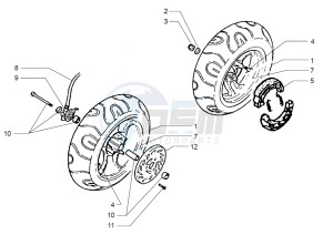 Ark AC 45 Silver 50 drawing Front wheel-Rear wheel