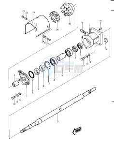 JS 440 A [JS440] (A6-A7) [JS440] drawing DRIVE SHAFT  -- 82-83 JS440-A6_A7- -