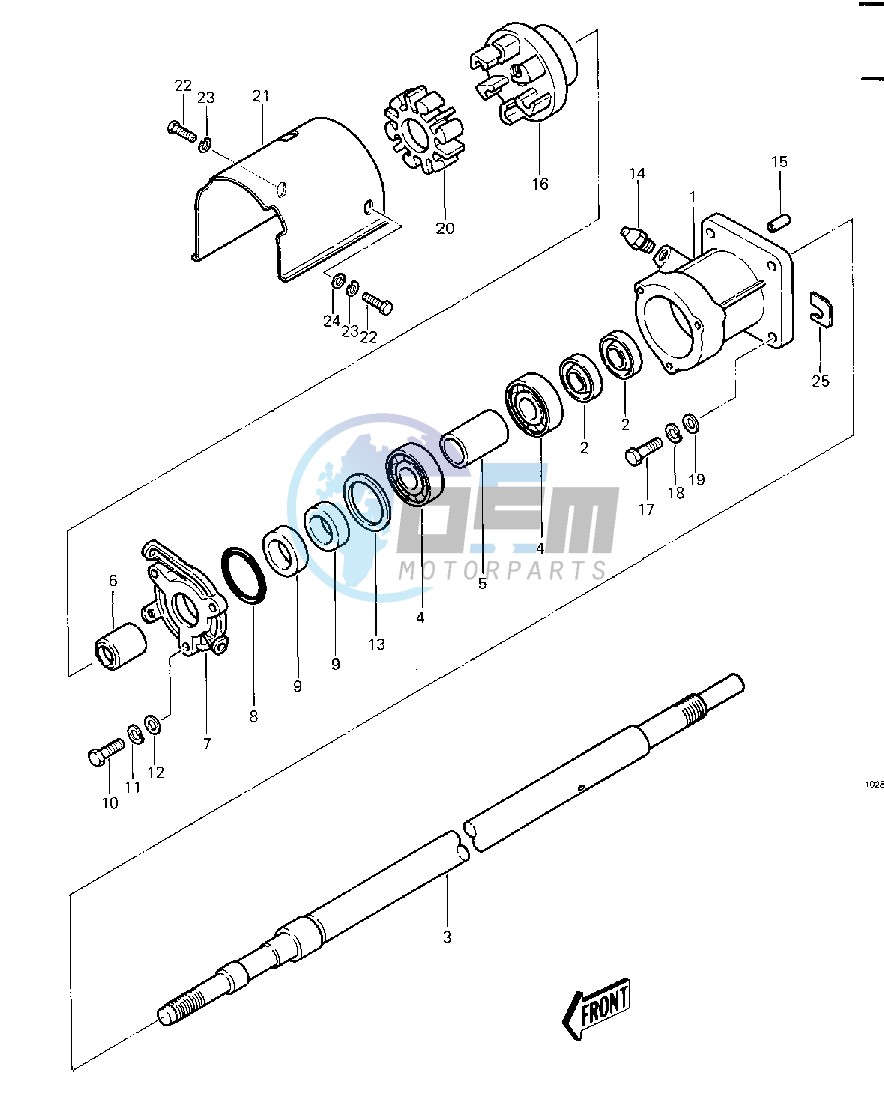 DRIVE SHAFT  -- 82-83 JS440-A6_A7- -