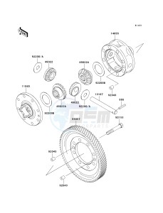 KAF 620 M [MULE 4010 4X4] (M9F) MAF drawing DIFFERENTIAL