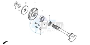 CRF250R drawing BALANCER