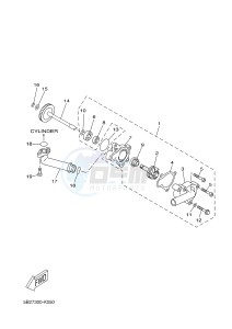 VP250 X-CITY (5B2C 5B2C 5B2C) drawing WATER PUMP