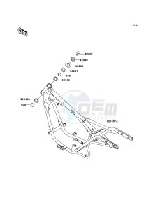 ELIMINATOR 125 BN125-A8 GB XX (EU ME A(FRICA) drawing Frame