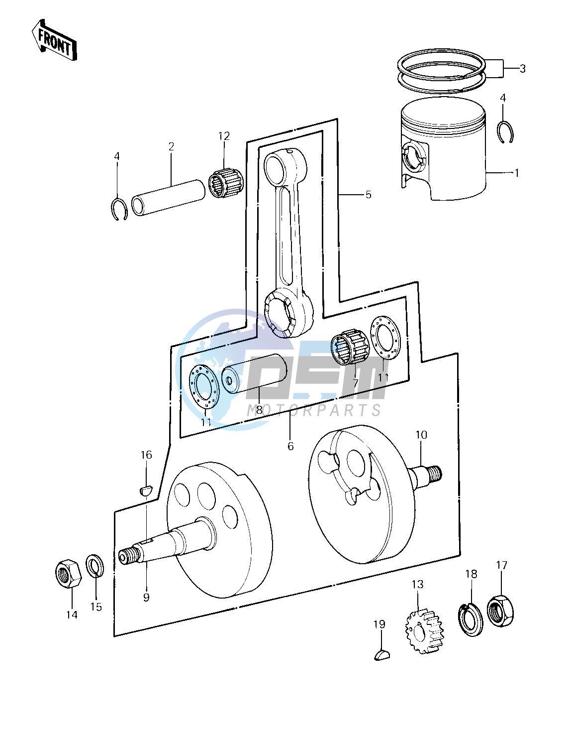 CRANKSHAFT_PISTON -- 81 KX80-C1- -