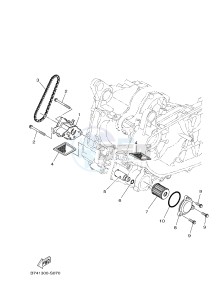 CZD300A X-MAX 300 X-MAX (B741 B749) drawing OIL PUMP