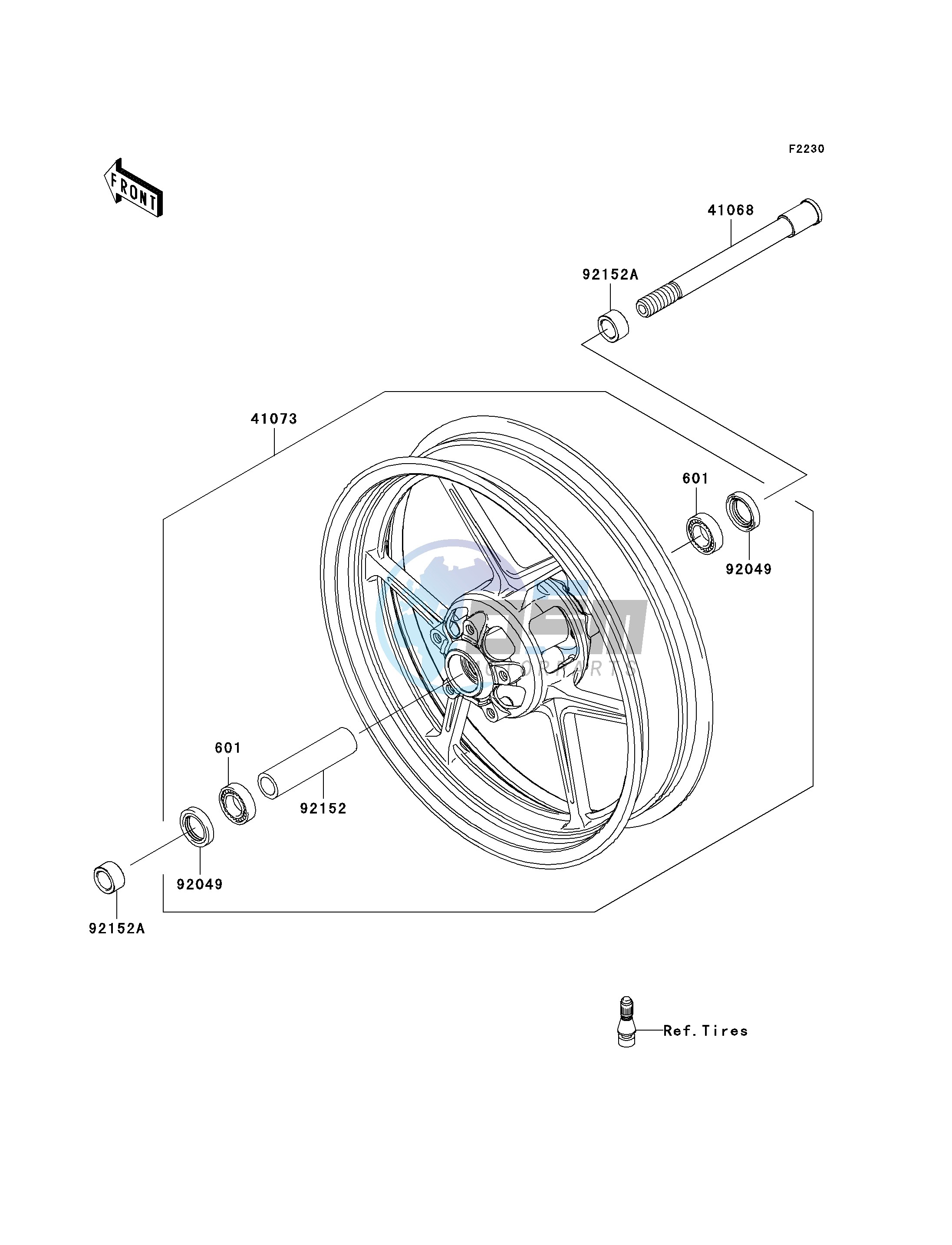 FRONT WHEEL