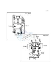 NINJA 300 ABS EX300BGFA XX (EU ME A(FRICA) drawing Crankcase Bolt Pattern