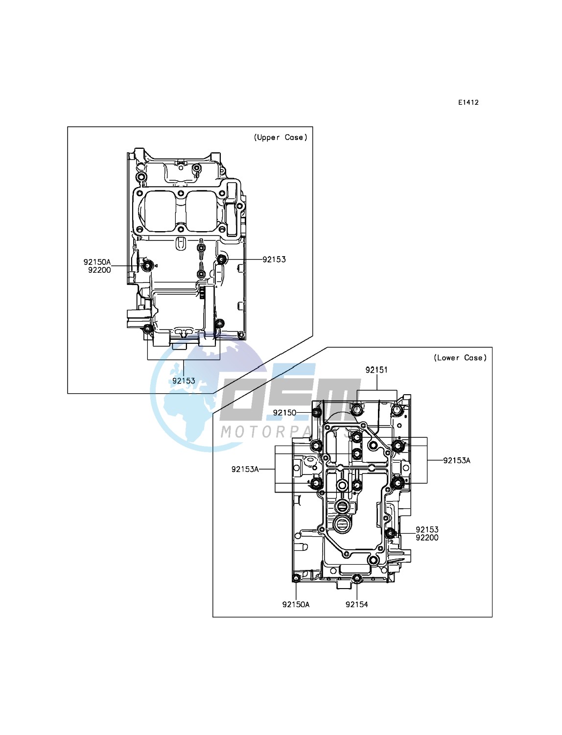 Crankcase Bolt Pattern