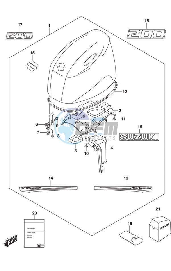 Engine Cover (Black)