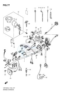 VZR1800 (E2) INTRUDER drawing WIRING HARNESS (VZR1800L1 E24)