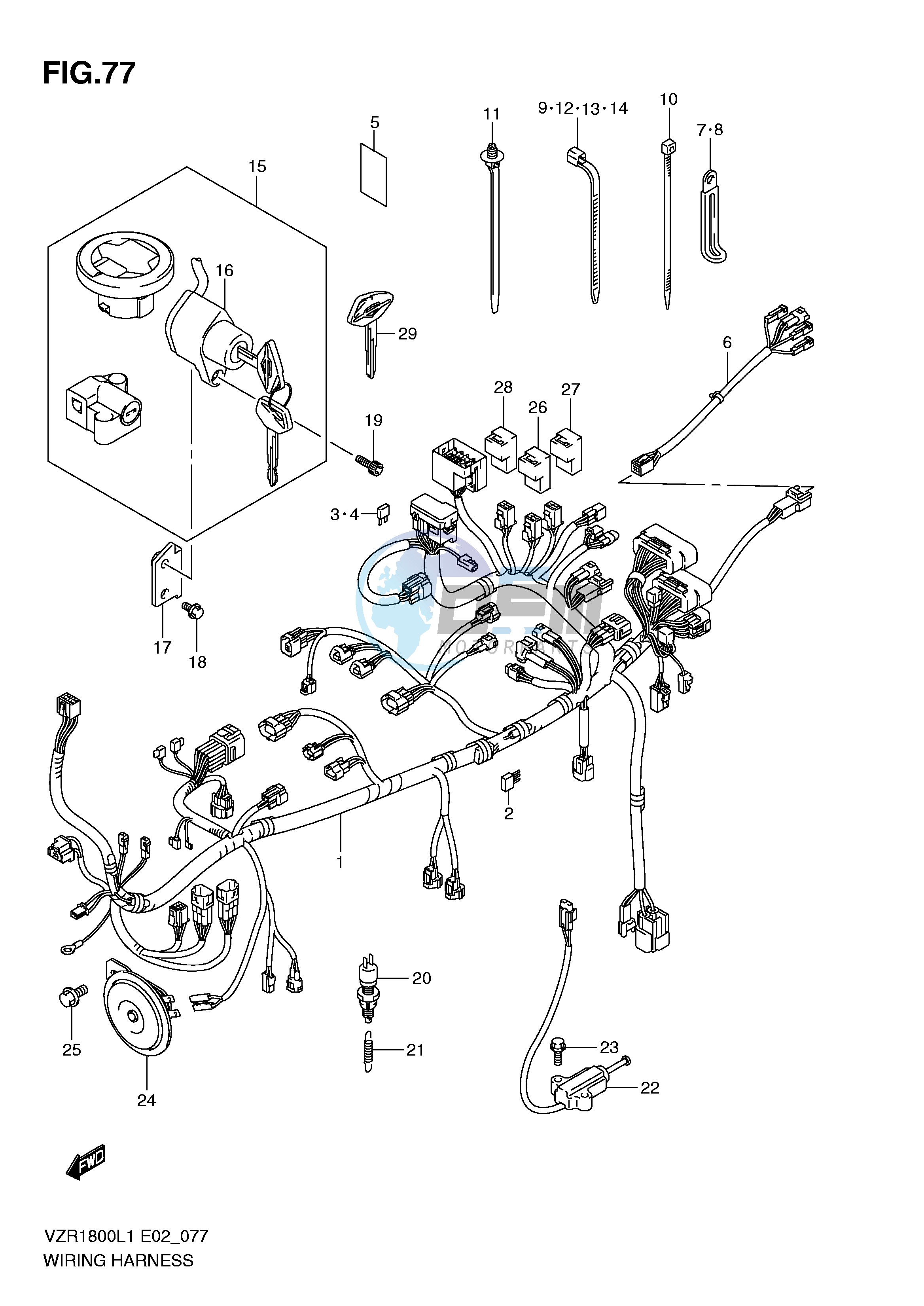 WIRING HARNESS (VZR1800L1 E24)