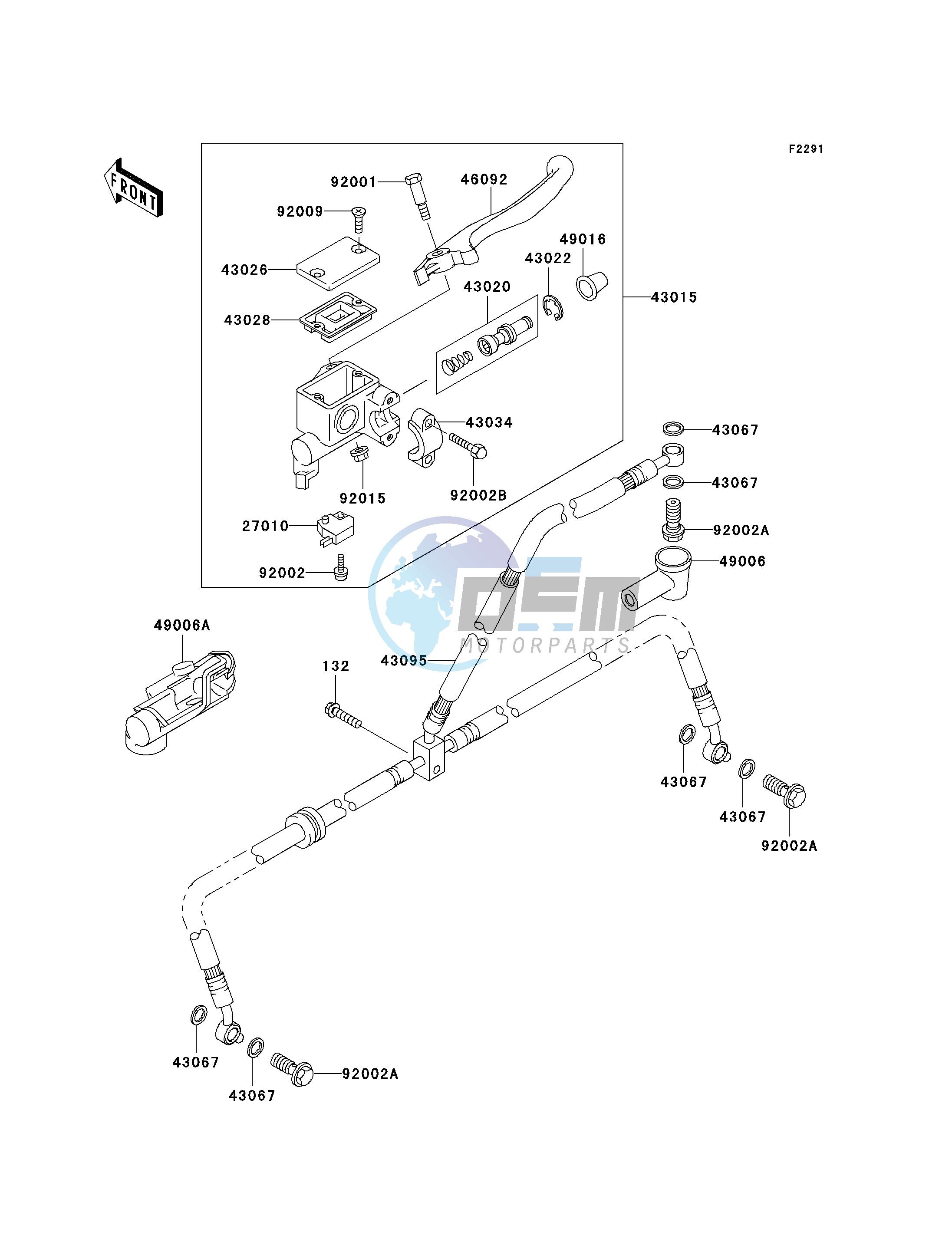 FRONT MASTER CYLINDER