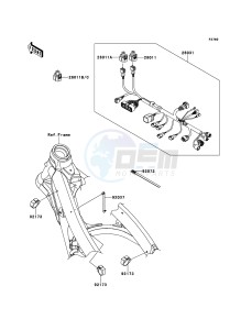 KX450F KX450FDF EU drawing Chassis Electrical Equipment