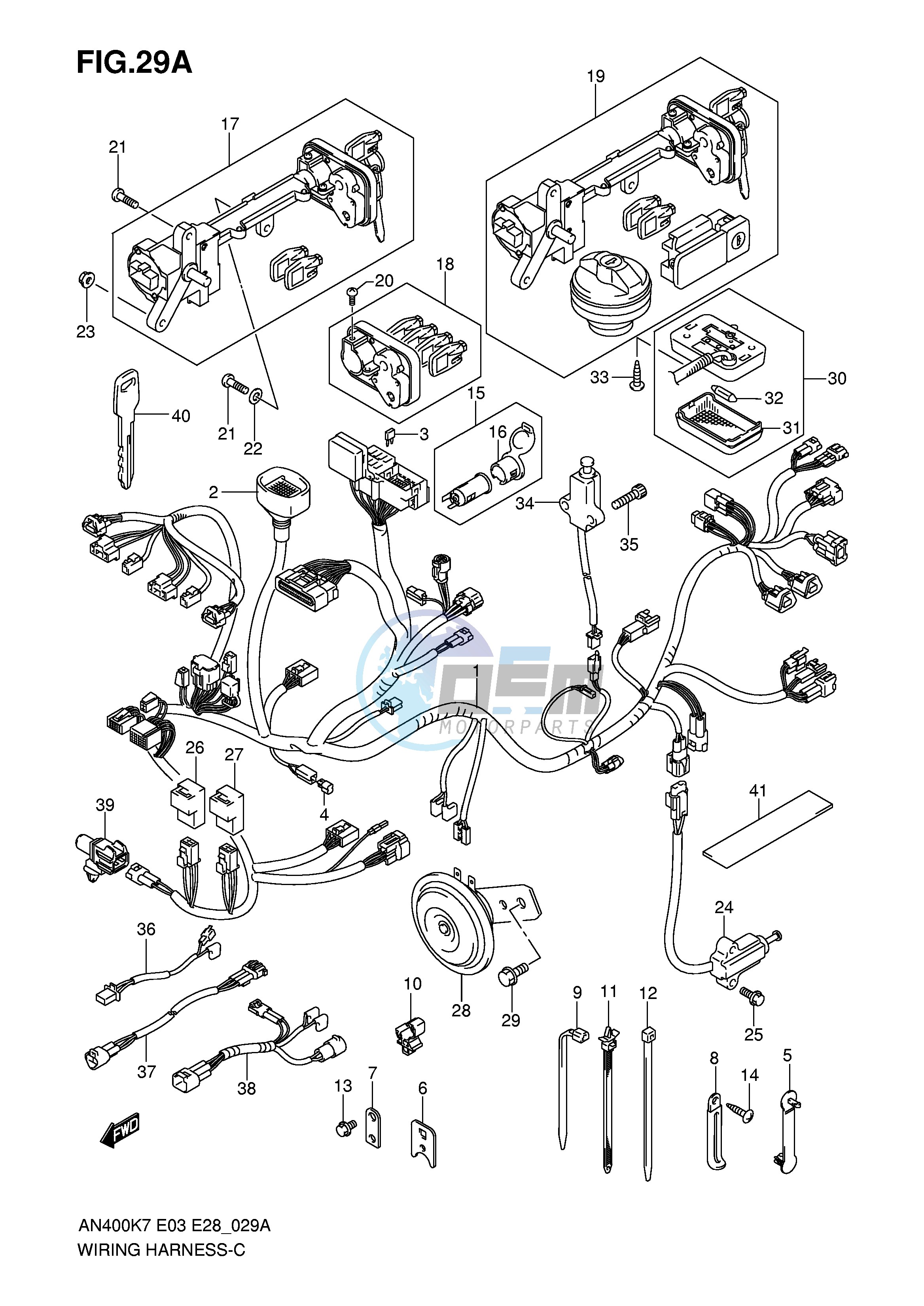 WIRING HARNESS (AN400K8 K9)