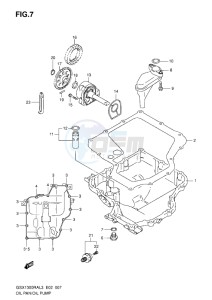 GSX1300R drawing OIL PAN_OIL PUMP