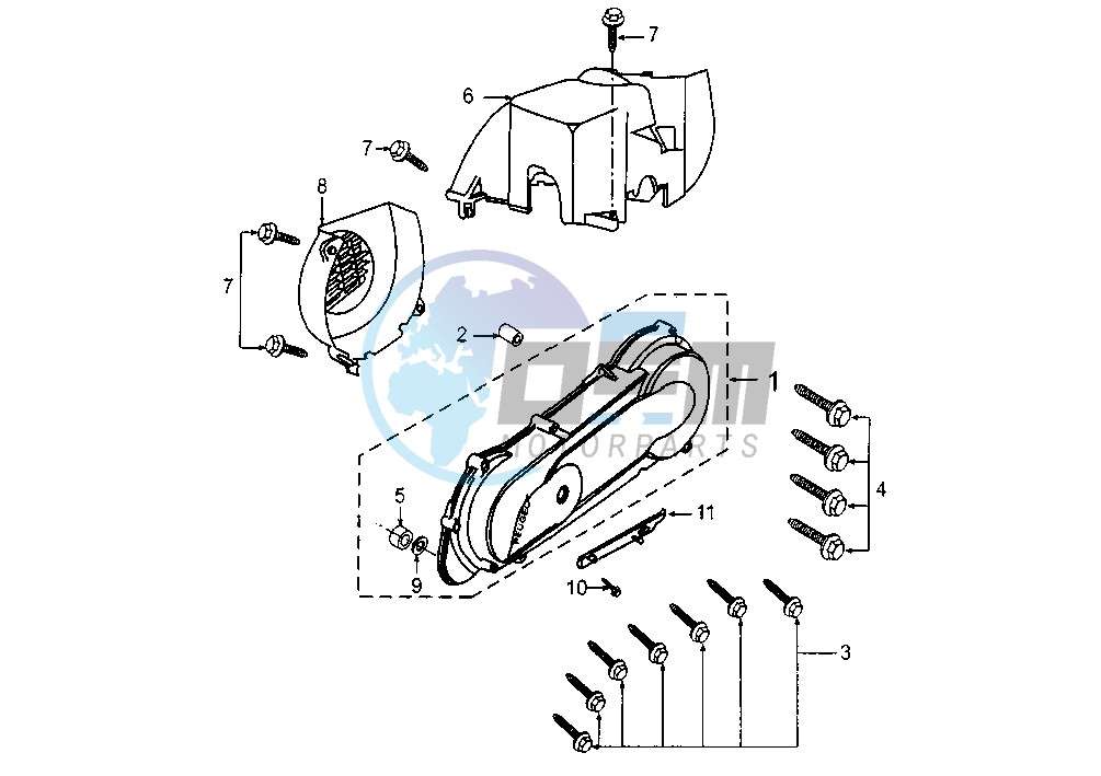 CRANKCASE COVER