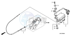 CBR1000RR9 UK - (E / MK) drawing SERVO MOTOR