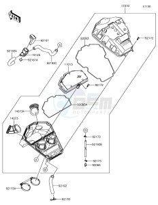 VERSYS 650 ABS KLE650FHFA XX (EU ME A(FRICA) drawing Air Cleaner