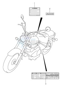 VL250 (E2) drawing LABEL (MODEL Y)