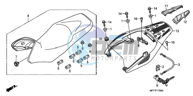 SEAT/REAR CARRIER