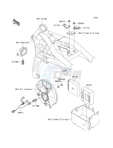 VN 1600 B [VULCAN 1600 MEAN STREAK] (B6F-B8FA) B7FA drawing FUEL INJECTION