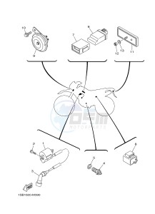 XTZ125E (1SB1) drawing ELECTRICAL 2