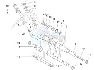 X Evo 400 Euro 3 drawing Swinging arm