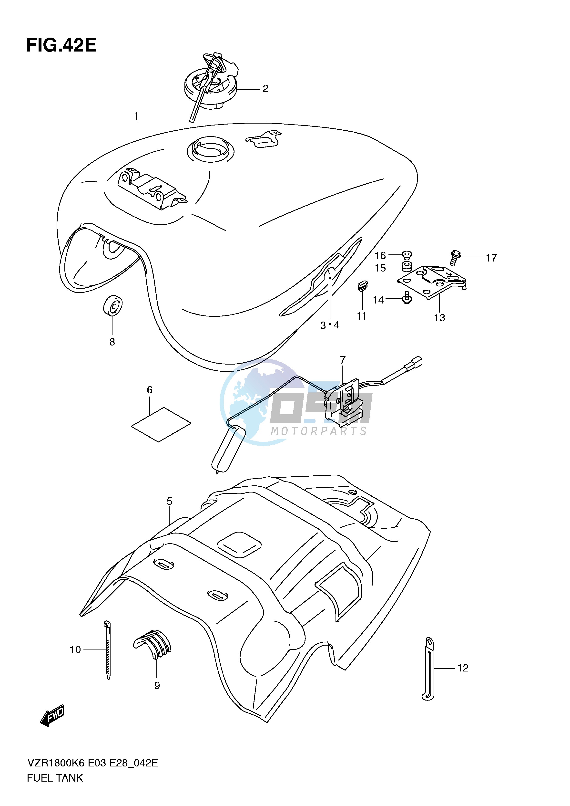 FUEL TANK (VZR1800ZL0)