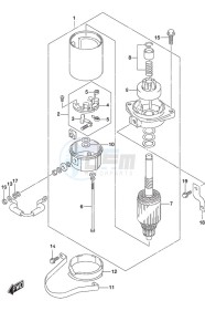 DF 25A drawing Starting Motor Remote Control