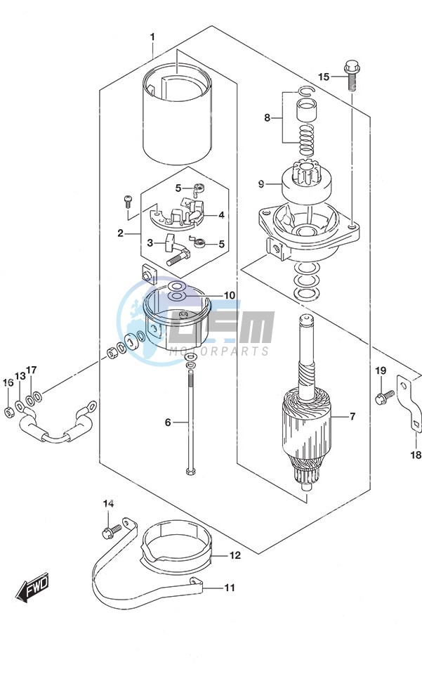 Starting Motor Remote Control