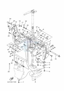 F250NCA-2019 drawing FRONT-FAIRING-BRACKET