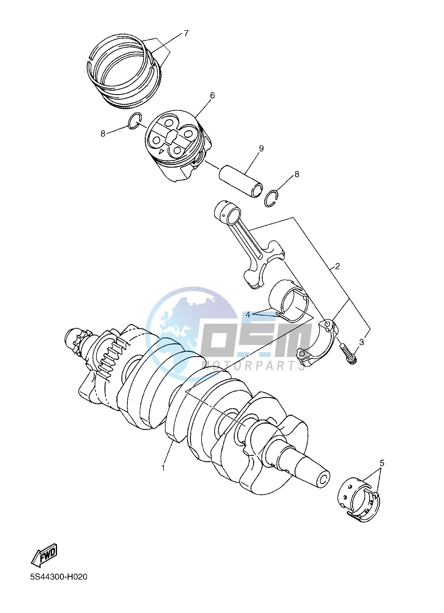 CRANKSHAFT & PISTON