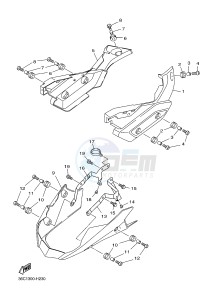 XJ6SA 600 DIVERSION (S-TYPE, ABS) (36D9) drawing SIDE COVER 2