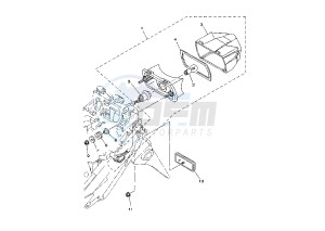 TDM 900 drawing TAILLIGHT