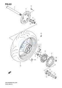 GSX-R600 (E2) drawing REAR WHEEL