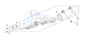 QUAD LANDER 300 drawing EXHAUST