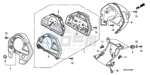 CB600FA9 Australia - (U / ABS) drawing METER