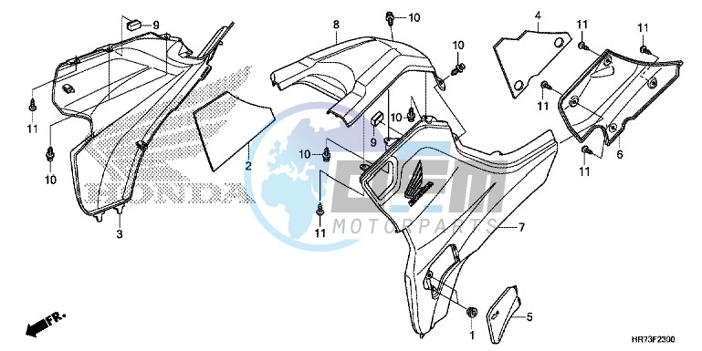 SIDE COVER/ TANK COVER