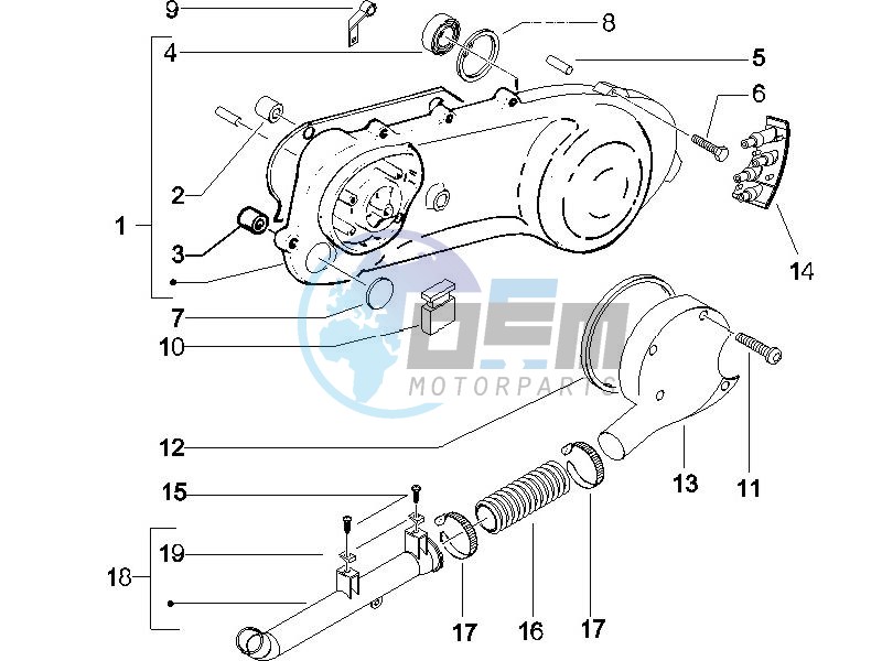 Crankcase cover - Crankcase cooling